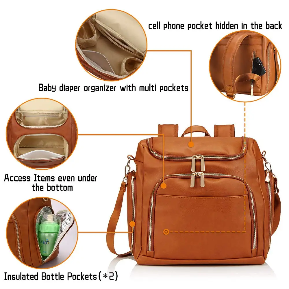 Mommy Bag High-capacity Handheld One Shoulder Oblique Cross Bag Outgoing  Convenient Multifunctional Fashion Maternity Bag