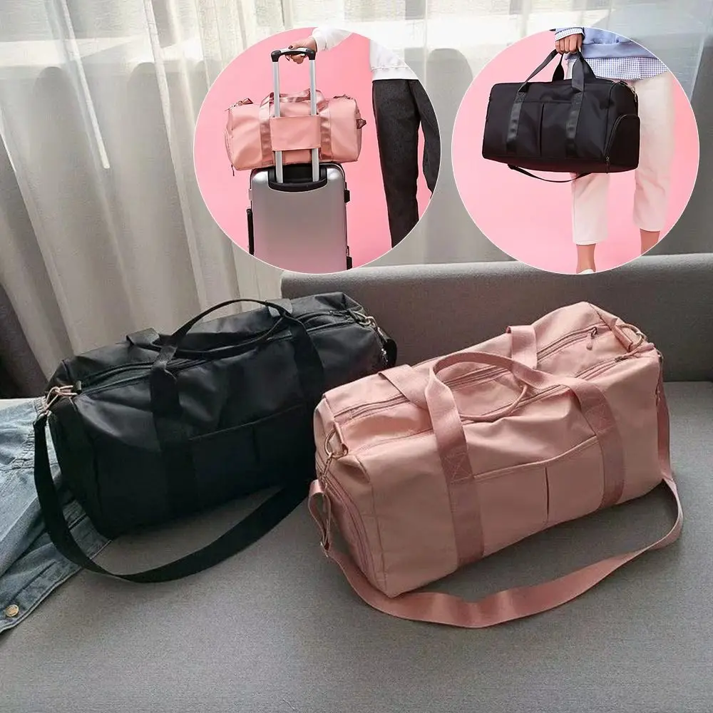Women Sport Duffle Bag Travel Handbag Overnight Weekend Gym Yoga Luggage Bags-animated-img