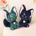 25/35cm Genshin Impact Blue and Green Cat Ears Ti na li Plush Toy Wanderer Pet Cosplay Cute Stuffed Plushie Doll for Kids Gifts