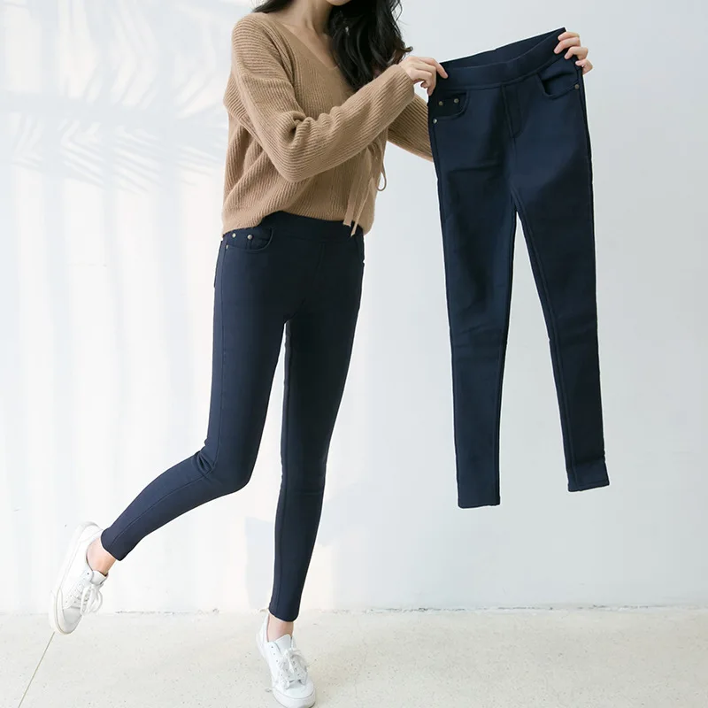 Αγορά Παντελόνια και Φούστες  Korean Version New Style High Quality Female  Leggings Big Elastic Soft and Breathable Plus size 5XL Pants For Women