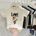 2023 Summer Fashion T-shirt  Cotton Children's Tee New Harajuku Boys T Shirt Girls Clothes Print Cartoon T Shirts Kids Clothes preview-4