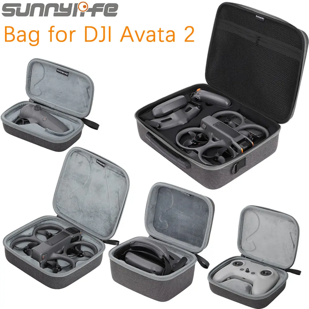 For DJI Avata 2 Storage Bag Goggles 3 RC Motion 3 Case Box for DJI FPV Remote Controller 3 Case Bag Accessories-animated-img