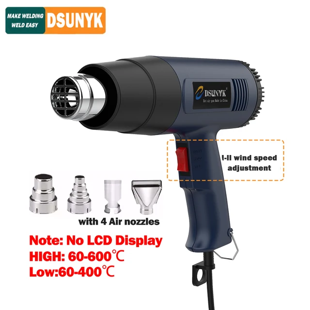 2000W LCD Display Heat Gun 220V EU Plug Industrial Electric Hot