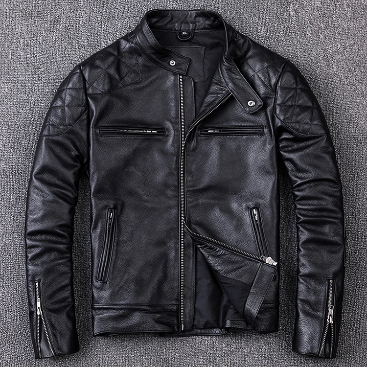 black slim cowhide clothes