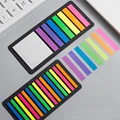 160/300Pcs Color Stickers Transparent Fluorescent Index Tabs Flags Sticky Note Stationery Children Gifts School Office Supplies preview-5