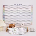 1 pc 2025 Colorful Large Size Paper Wall Calendar With Stickers And Tapes 365 Days Calendar Of The Year Planner Memo Schedules preview-2