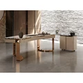 Light Luxury Italian Luxury Stone Tea Table and Chair Combination Modern and Minimalist Office Effort Tea Table Integrated House preview-2