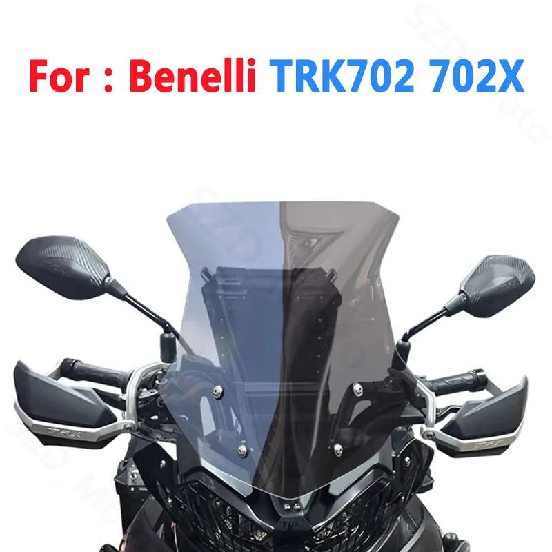 For Benelli TRK702 TRK702X TRK 702 702X High Quality Motorcycle Windshield Windscreens Wind Deflectors Front Glass Transparent-animated-img
