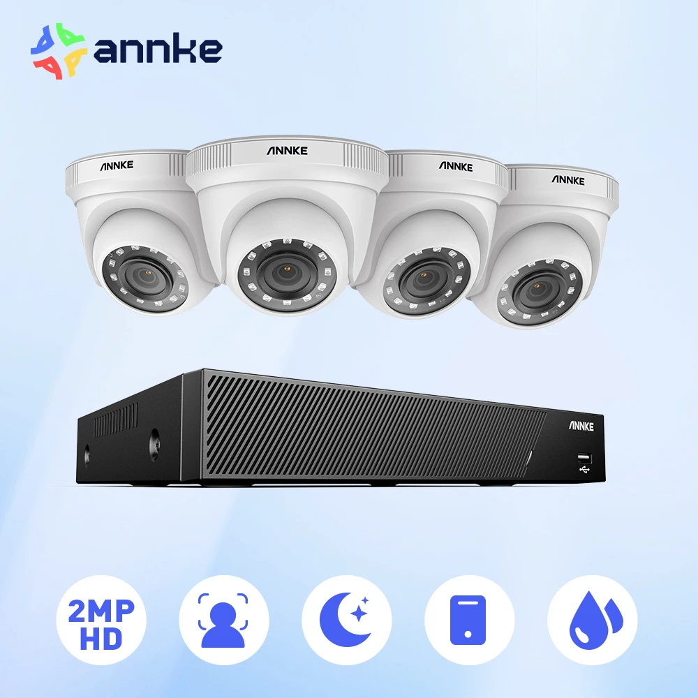 Купить Видеонаблюдение | ANNKE 8CH 2MP HD Video Security System H.265 ...