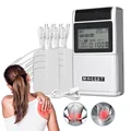 Digital EMS Pulse Electric Muscle Stimulator Back Neck Body Massager Tens Acupuncture Meridian Physiotherapy Relax Massage Tool