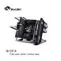 Bykski ATX Open Frame Panoramic Viewing Gaming Computer Case DIY Full Aluminum Water-Cooled Chassis B-CE-X