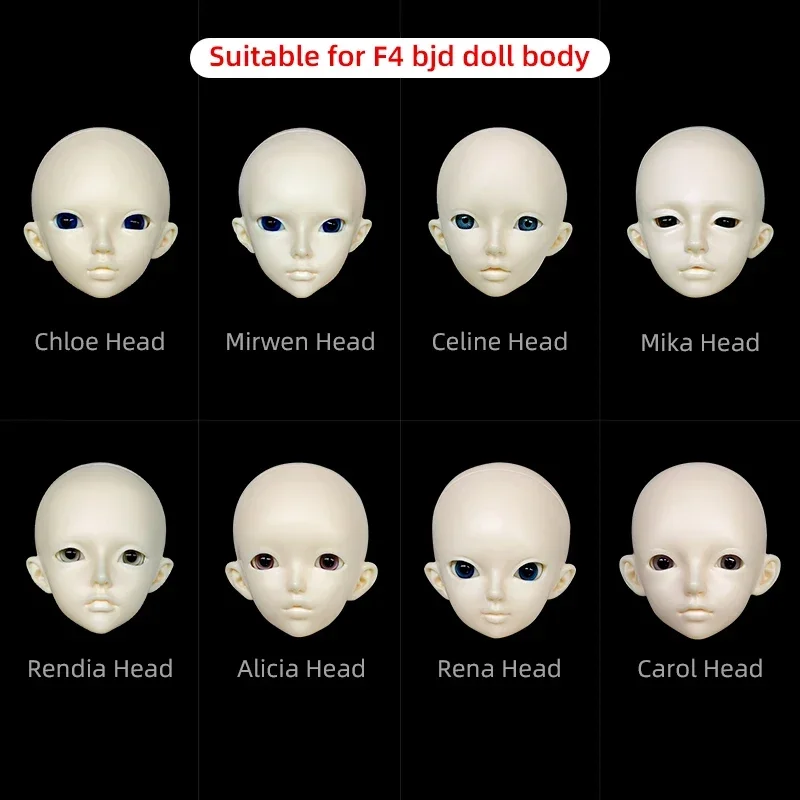 Fairland Minifee Head Only Bjd doll Head Face Up can be Choosen Resin MSD Kit BB Fairyland Toy Gift for luodoll Use-animated-img