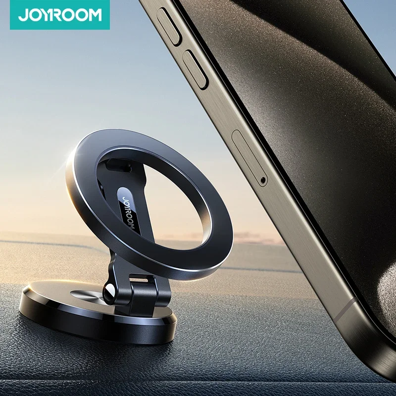 Joyroom Magnetic Car Phone Holder Mount Foldable Universal Strong Phone Mount For Car For iPhone 15 14 13 Pro Max Samsung Huawei-animated-img