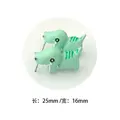 2pcs/1pair Animal Cartoon Stud Earring For Women Cute Dinosaur Little Dog Whale Clay Bite Ear Jewelry Funny Gifts Fashion preview-3