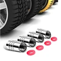 Car Sticker Wheel Tire Valve Caps Tyre Rim Stem Covers Logo Decals For Audi A3 A4 A6 A7 A8 Q3 Q5 Q7 S3 S4 S5 S6 Badge Emblems preview-2