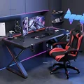 Carbon Fiber Computer Desks Office Furniture Home Desktop E-sports Gaming Desks Bedroom Student Writing Table Office Desk Z