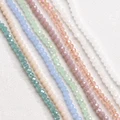 120pcs/lot Crystal Glass Rondelle Beads Austria Faceted Round Loose Spacer Beads preview-1