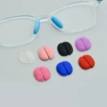 New Arrival 1 Pair Anti-slip Silicone Nose Pads For Eyeglasses Glasses Frame Stick On Nose Pad Eyewear Accessories