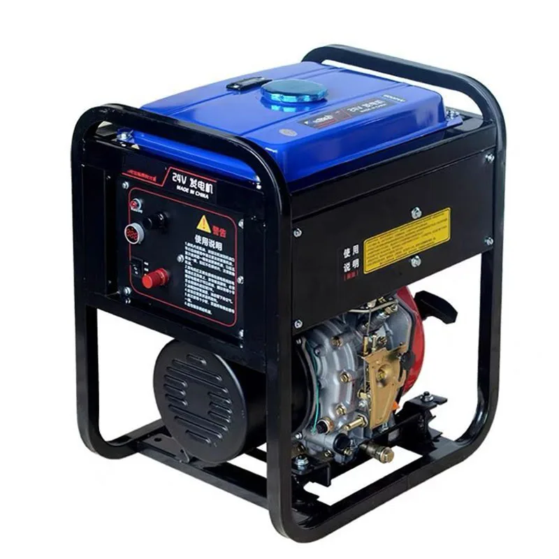 6KW 24V DC generator 24V diesel generator parking air conditioner diesel generator 24V battery charger