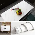 Marble Vinyl Film Self Adhesive Wallpaper PVC Waterproof Wall Stickers for Bathroom Kitchen Cupboard Countertops Contact Paper preview-3