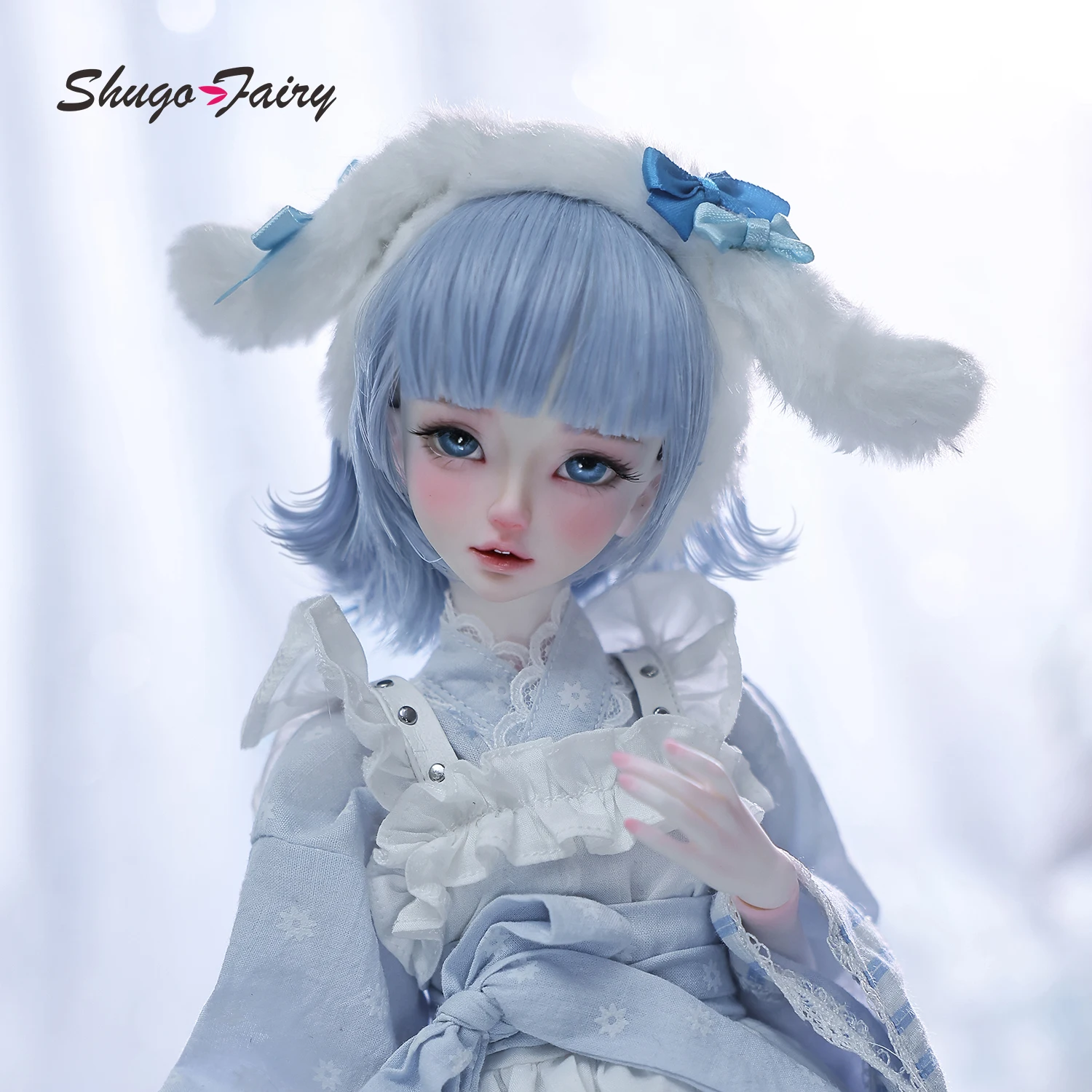 ShugaFairy Sano Original Bjd Doll 1/4 Head Bariy New Kimono Style Anime Girl Joint Toys Fullset-animated-img