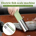 אלחוטי חשמלי מגרד דגים עמיד למים מסיר סולם דגים סולם דגים מנקה נטען סכין סולם דגים כלי פירות ים