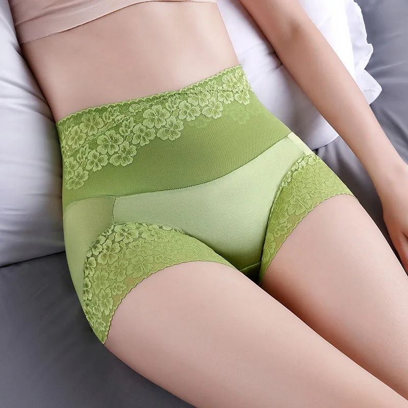 Plaid Mid-Flower Underwear for Women, High Elastic, Hypoallergenic Bottom  Crotch, Skin-friendly, Breathable - AliExpress