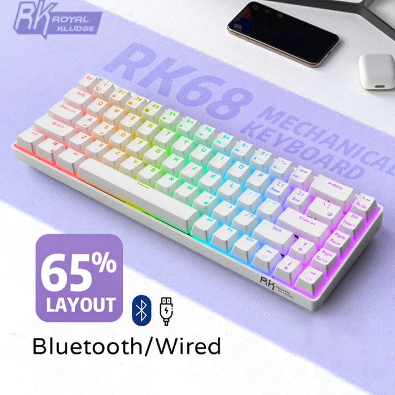 mechanical keyboard rgb wireless