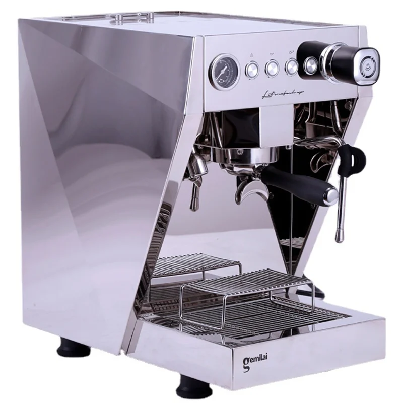 Stainless Steel Espresso 9Bar Coffee Machine, Italian Semi