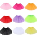 Girls Tulle Star Short Tutu skirt  Kids Glitter Dance Skirts For Girl Sequin 3 Layers Tulle Toddler Pettiskirt Child Chiffon 2-8
