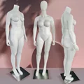 Plus Size Women's Clothing Mannequins Fiberglass Props Female Full Body Sports Mannequin Fat Woman Mannequin Display Stand preview-1