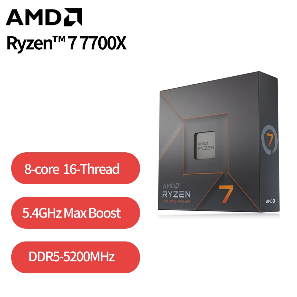 Купить Алиэкспресс | NEW AMD Ryzen 7 7700X R7 7700X 4.5 GHz 8-Core 16 ...