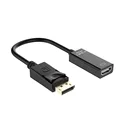 4K DisplayPort to HDMI-compatible Adapter Converter Display Port Male DP to Female HD TV Cable Adapter Video Audio For PC TV preview-1