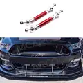 2PCS 75mm Adjustable Racing Front Bumper Lip Splitter Rod Strut Tie Support Bar Kit Bumper Aluminum Universal Car Accessories