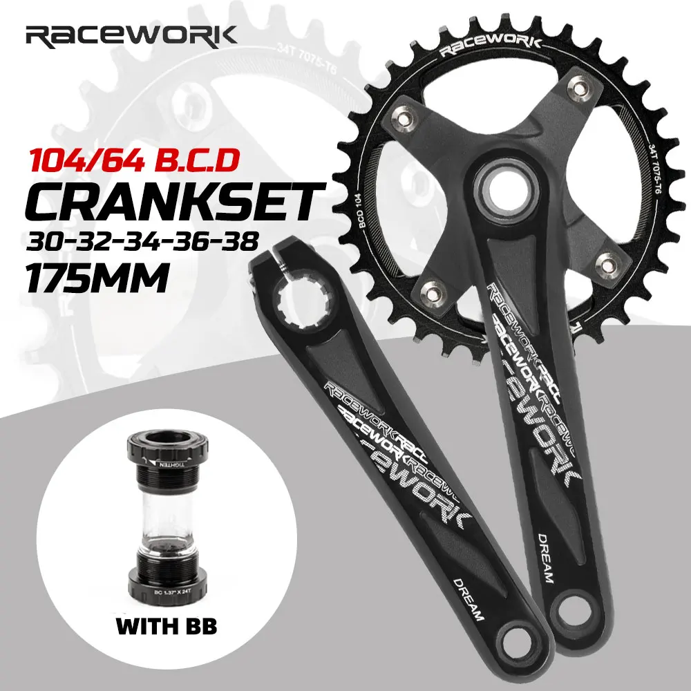 racework crankset 1x