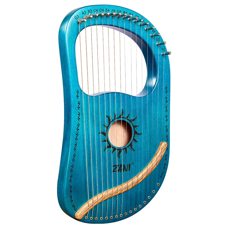 Купить Алиэкспресс Harp 16 Strings Single Board Mini Lyre Solid Wood