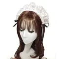 Hand Made Lolita Accessories Headpiece Sweet Lace Hair Ornaments Japanese Lolita Hair Accessories Maid Headdress