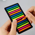 160/300Pcs Color Stickers Transparent Fluorescent Index Tabs Flags Sticky Note Stationery Children Gifts School Office Supplies preview-2