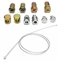 Universal Throttle Clutch Cable Repair Kit Solderless Nipple With Sleeve Nut Set With Cable Lawnmower Rotovator Lawn Mower Parts preview-1