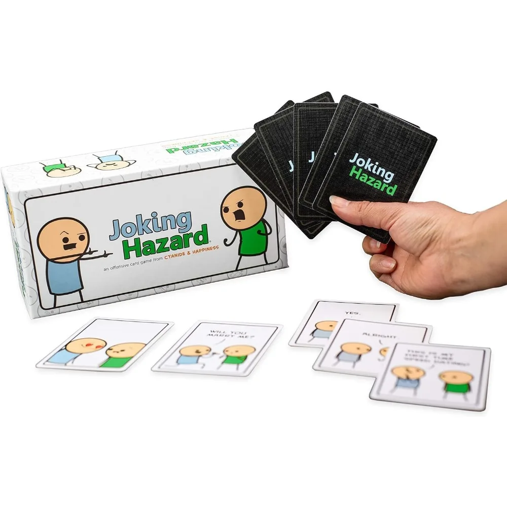 Interesting Leisure Family Friends Party Indoor Outdoor Comic Party Joking Hazard Card Game Tool Night Fun Entertainment Funny-animated-img