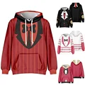 2025 Halloween Anime Hazbin Cosplay Costumes Men Women Hotel 3D Printed Hooded Sweatshirt Spring Autumn Loose Pullover Hoodies preview-1