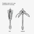 0.7KG 1.5KG Stainless Steel Folding Watercraft Anchor Kayak Marine Canoe Boat Grapnel Raft Fishing Boat Anchor Boat Accessories preview-5