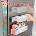 New punch-free magnetic tissue box detachable wall-mounted creative multifunctional paper box home a