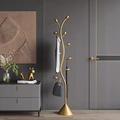 Home Living Room Coat Rack Floor Standing Gold Coat Rack Metal Coat Rack With Hooks Entryway Furniture preview-1