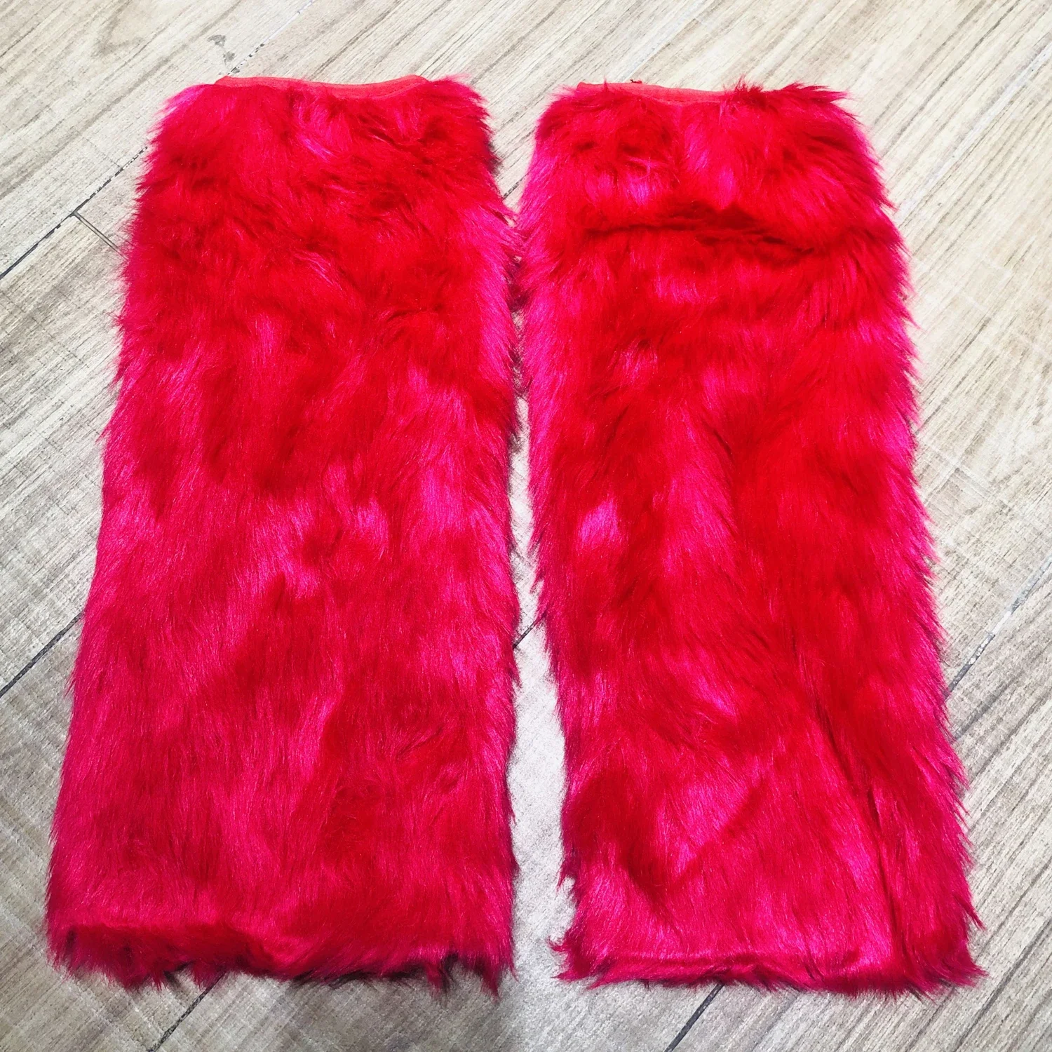 Furry Leg Warmers Furry Leg Warmer Fluffiest Boot Winter Sexy Women's Boots Legwarmers Rave Wear-animated-img