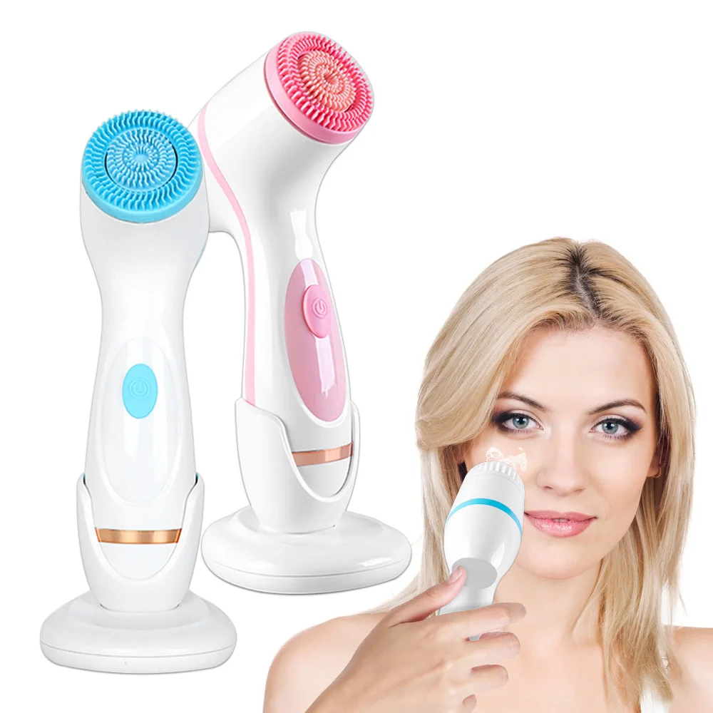 NEW Cleansing Brush Sonic Nu Face Rotating Cleansing Brush Galvanica Facial Spa System Can Deeply Clean and Remove Blackheads-animated-img