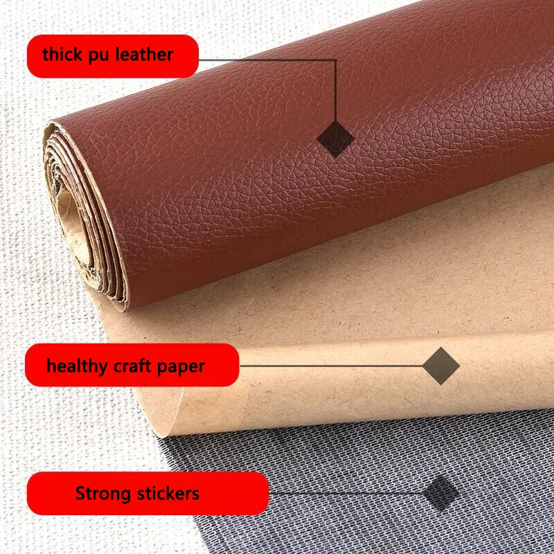 Self-Adhesive Leather Repair Stickers Sofa Hole Fix Patch PU