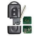 Car Keyless Entry Remote Key with 2 Button 43 Hz ID46 Chip for Nissan X-Trail Qashqai Pathfinder 285E34X00A 285E3EB30A