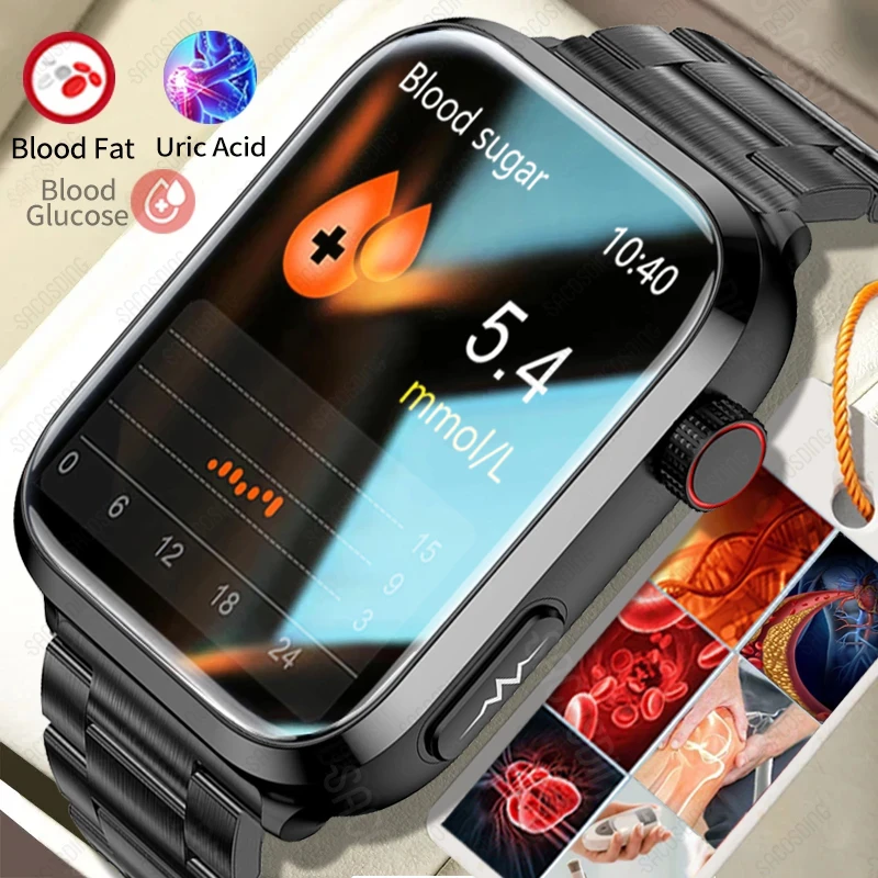 For Huawei GT4 Pro Smart Watch Men ECG Blood Sugar Uric Acid Monitor  Smartwatch 2023 New Bluetooth Call Fitness Tracker Watches - AliExpress