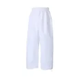 Taekwondo Pants Adult Children's White Black Polyester Cotton Pants Shorts Kids Breathable Lightweight Pants Sports Trousers Boy